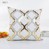 Set of 5 New Living Series Bronzing Pattern Decorative Throw Pillow Case Cushion Cover 18" x 18" 45cm x 45cm