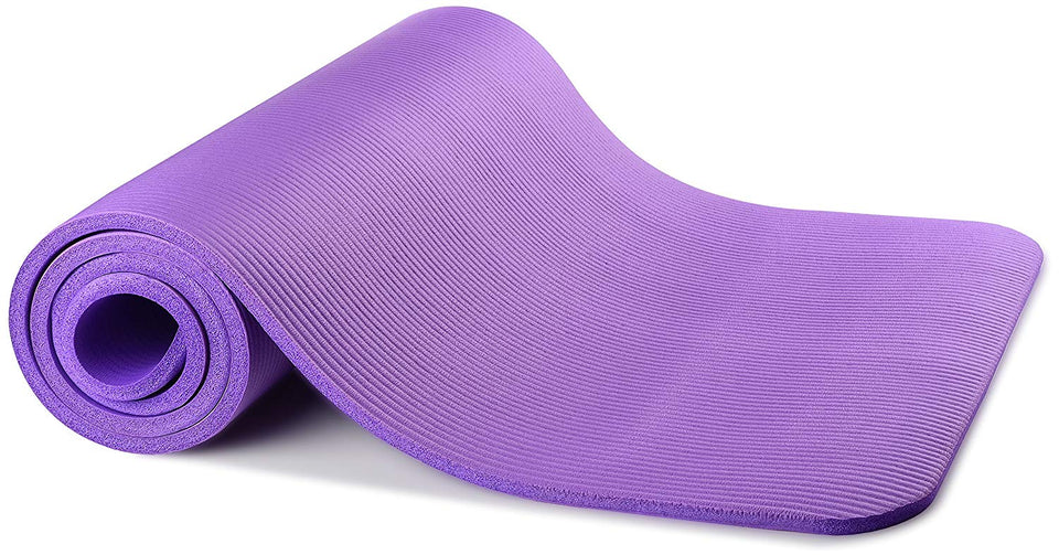 1/2-Inch Extra Thick High Density Anti-Tear Exercise Yoga Mat with Carrying Strap