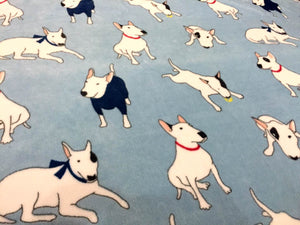 Animal Bull Terrier Flat Double Sleep Blanket