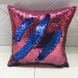 Mermaid Pillow Cases 16‘’x16'' with Magic Mermaid Fish Scale Sequin