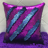 Mermaid Pillow Cases 16‘’x16'' with Magic Mermaid Fish Scale Sequin