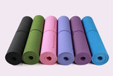 72"x 24" Thickness 6mm Eco Friendly TPE Yoga Mat with Carrying Strap