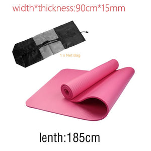 Tasteless NBR Foldable Yoga Mat Exercise Pad Floor Play Mat + Strap + Net Bag For Gym Class Workout Gymnastics Supplies