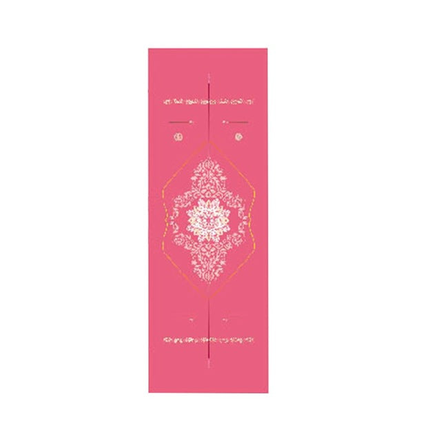 Rectangle Yoga Mat Double-sided Unique Print Position Line Sports Fitness Towels Non Slip Microfiber Yoga Floor Drape 183x63cm