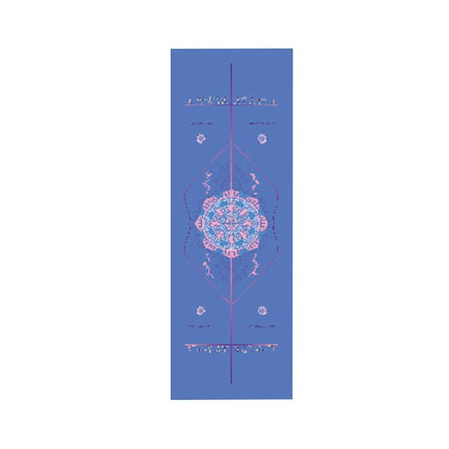 Rectangle Yoga Mat Double-sided Unique Print Position Line Sports Fitness Towels Non Slip Microfiber Yoga Floor Drape 183x63cm