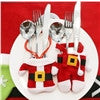 Christmas Decorations Santa Silverware Holders Pockets Dinner Decor