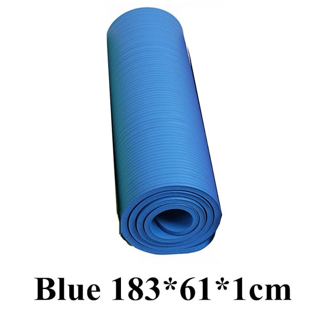 Universal Thicken Foam Yoga Mat 10mm Thick Gymnastics Exercise Pad For Body Building Durable Sports Training Mat