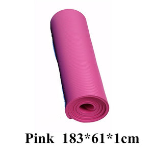 Universal Thicken Foam Yoga Mat 10mm Thick Gymnastics Exercise Pad For Body Building Durable Sports Training Mat